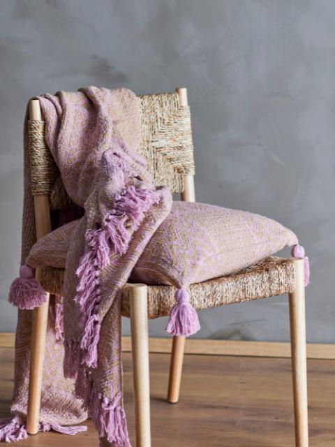 Rodion Throw, Rose, Recycled Cotton