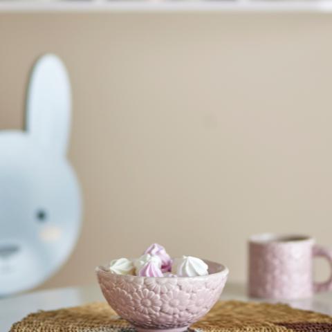 Benji Bowl, Rose, Stoneware