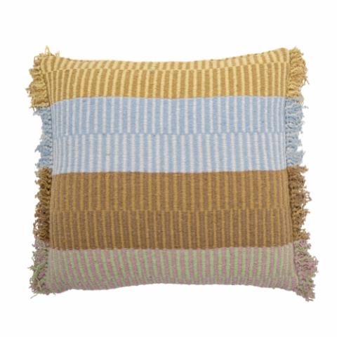 Isnel Cushion, Yellow, Recycled Cotton
