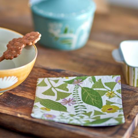 Camelie Serviette, Verte, FSC® Mix, Papier