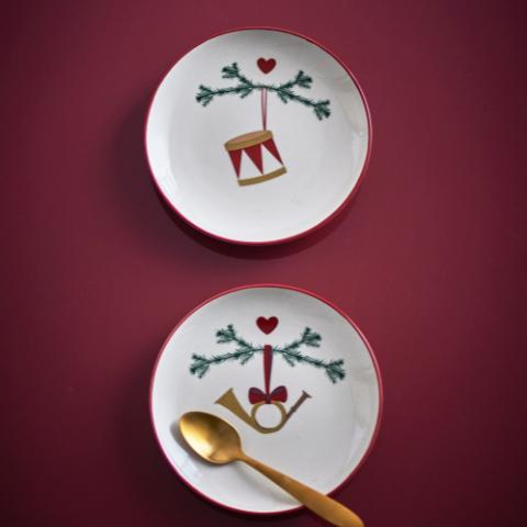 Yule Plate, Nature, Stoneware