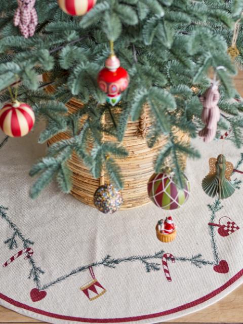 Yule Tree Rug, Nature, Cotton