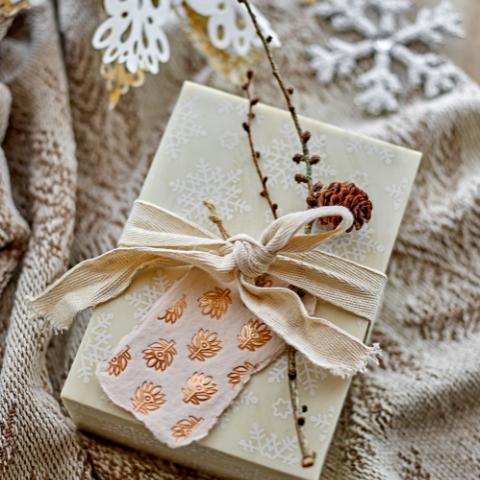 Cheri Boîte avec couvercle, Nature, Résine