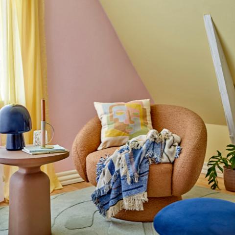 Toscana Throw, Blue, Recycled Cotton