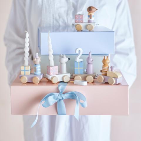 Junaid Décoration d'anniversaire, Multicolore, FSC®100%, MDF