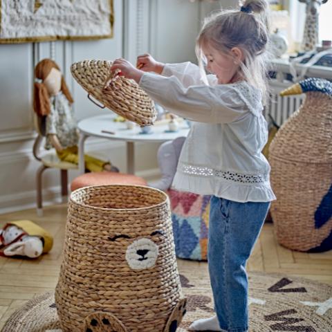 Timone Panier avec couvercle, Nature, Jacinthe d'eau