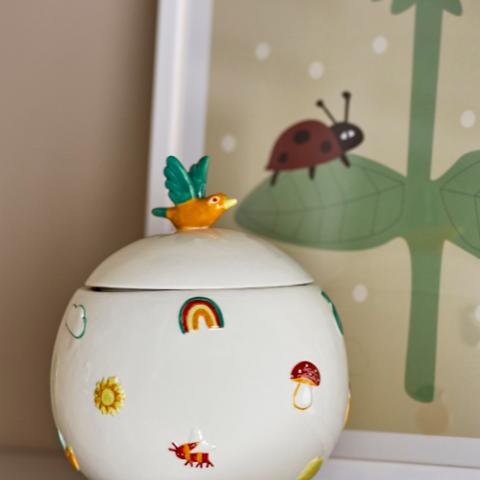 Agnes Cruche avec couvercle , Nature, Grès