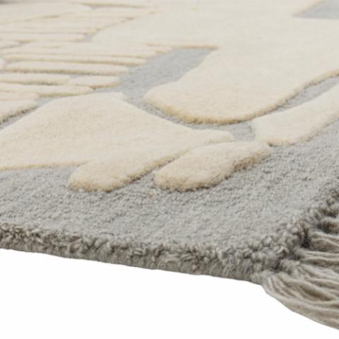 Napoli Rug, Grey, Wool