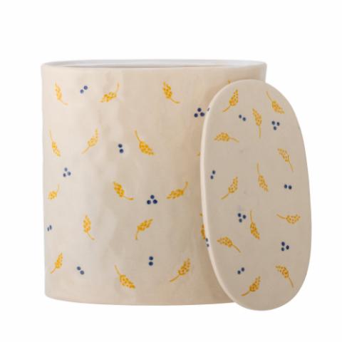 Pippine Cruche avec couvercle , Nature, Grès