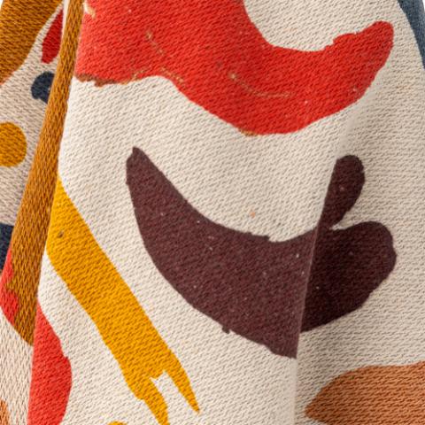 Horus Throw, Multi, Recycled Cotton