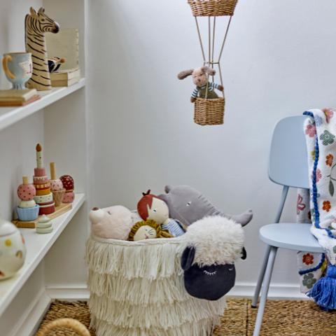 Dolly Panier, Blanc, Polyester