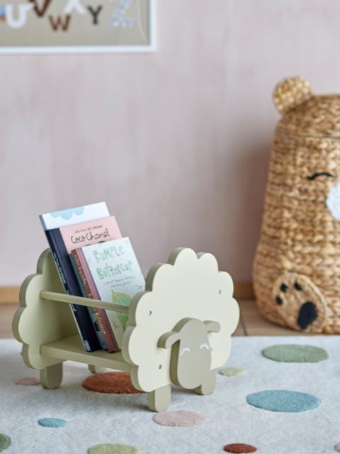 Dolly Book Stand, Green, FSC®100%, MDF