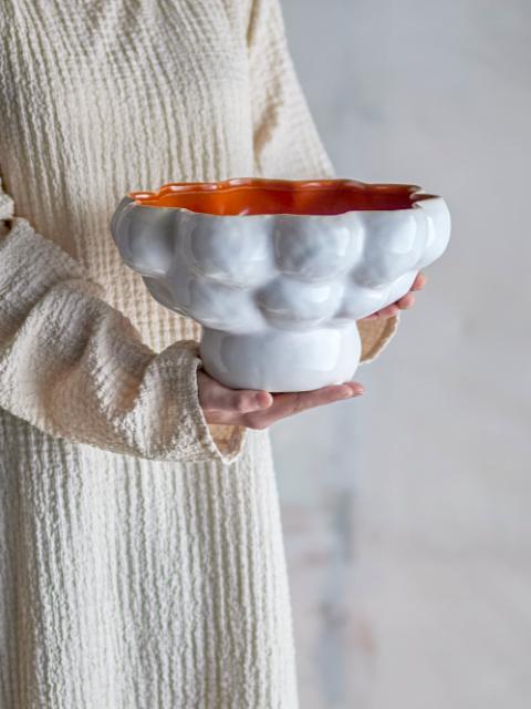 Valkyrie Bowl, White, Stoneware