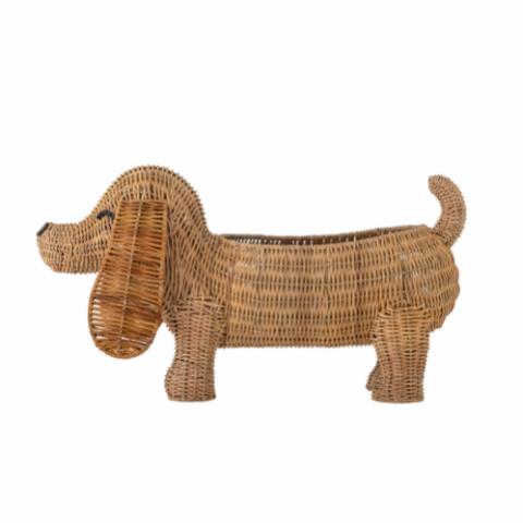 Palle Basket, Brown, Rattan