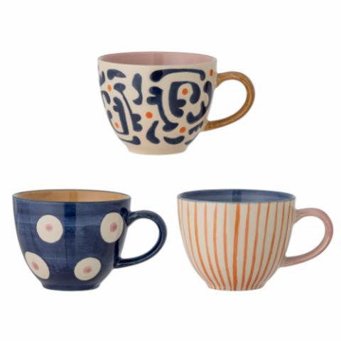 Eviaya Tasse, Blue, Grès
