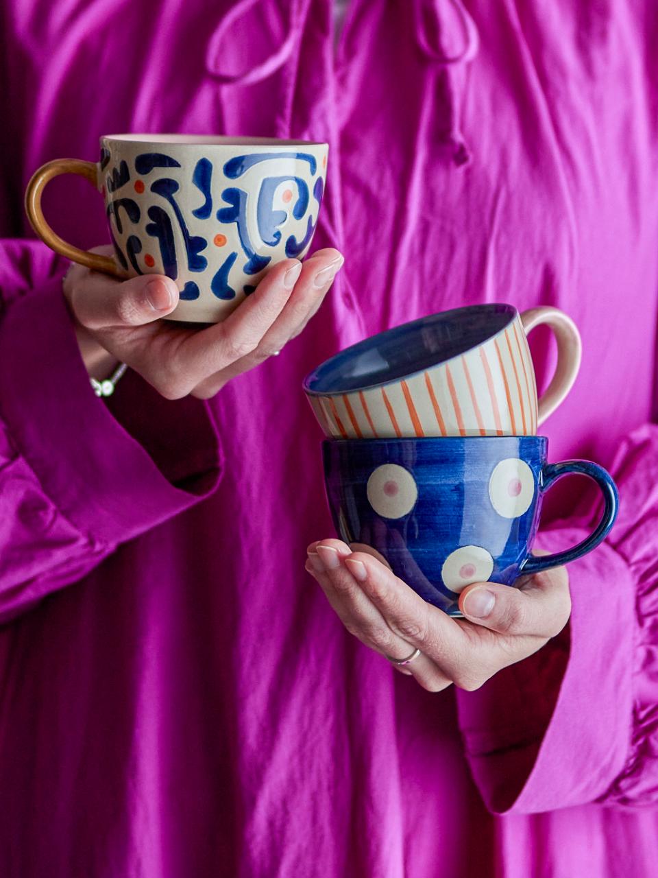 Eviaya Tasse, Bunt, Steingut