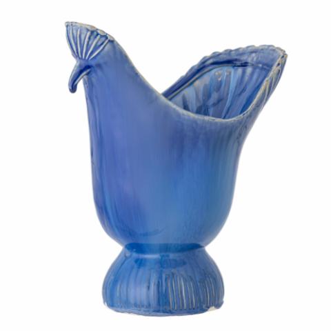 Wylie Vase, Blue, Steingut