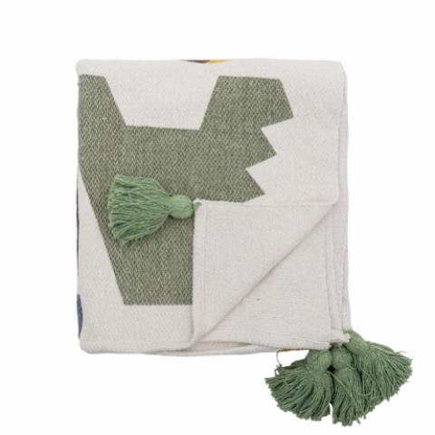 Memmo Plaid, Multicolore, Coton recyclé