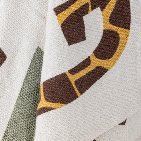 Memmo Throw, Multi, Recycled Cotton