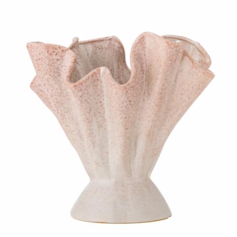 Plier Vase, Rose, Stoneware