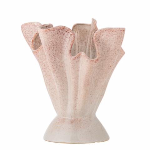 Plier Vase, Rose, Stoneware