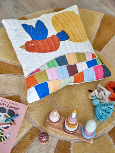 Colorine Cushion, Nature, Cotton