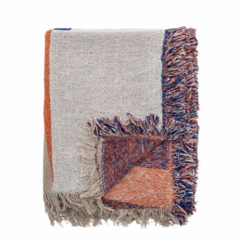 Clarita Throw, Multi, Recycled Cotton
