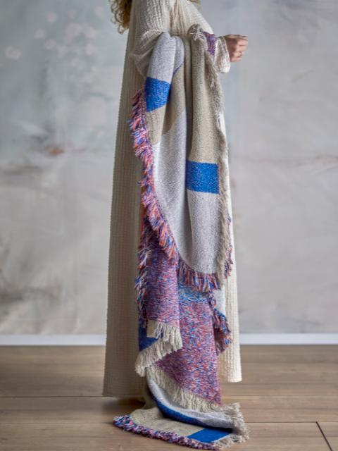 Clarita Throw, Multi, Recycled Cotton