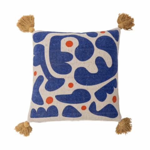 Eviaya Cushion, Blue, Recycled Cotton