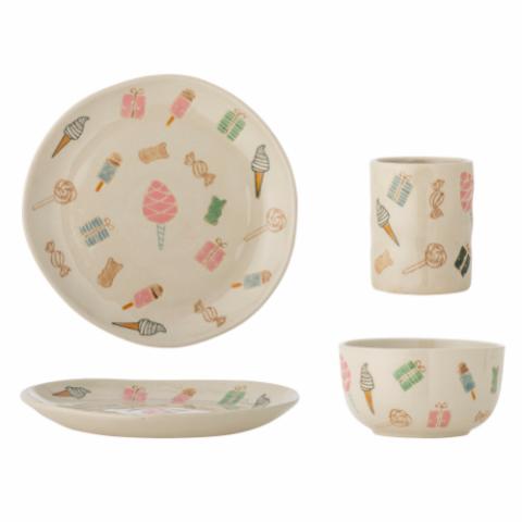 Sweets Tableware Set, Nature, Stoneware