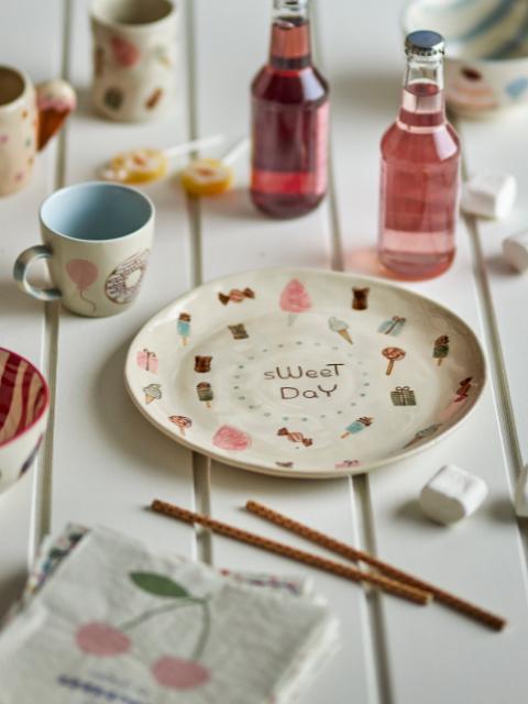 Sweets Teller, Natur, Steingut