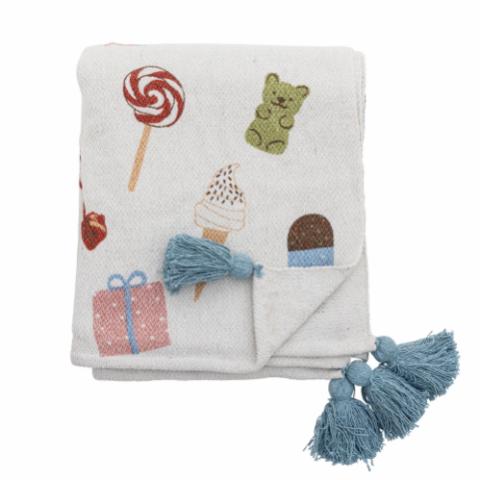 Sweets Plaid, Natur, Genanvendt Bomuld