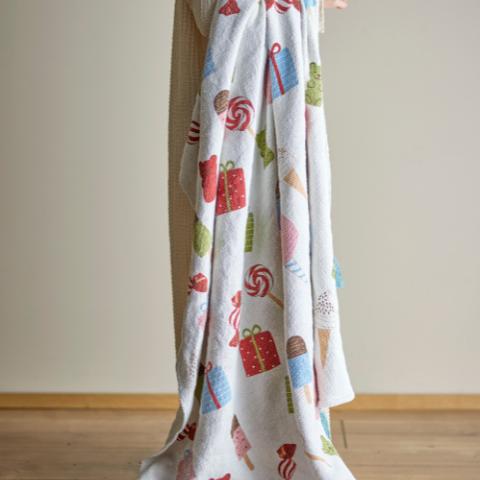 Sweets Throw, Multi, Recycled Cotton