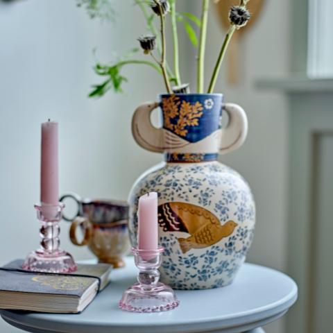 Hezha Vase, Blue, Grès