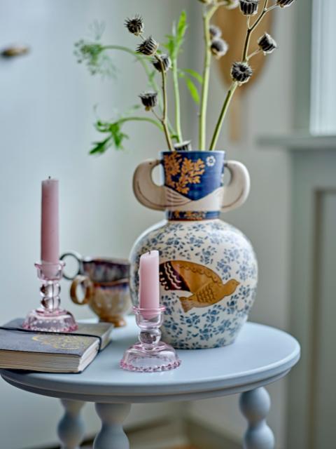 Hezha Vase, Blue, Stoneware