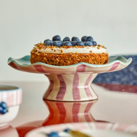 Willa Plateau à gâteau, Multicolore, Grès