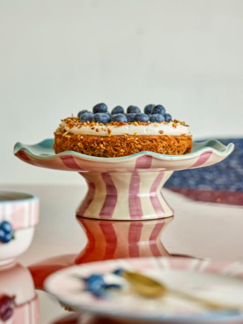 Willa Plateau à gâteau, Multicolore, Grès