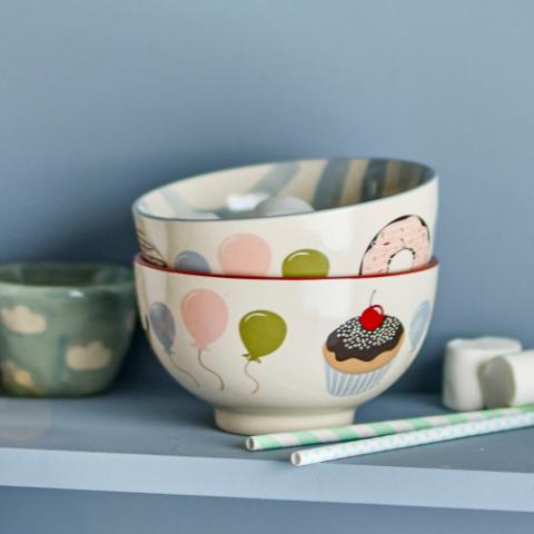 Darby Bol, Multicolore, Grès