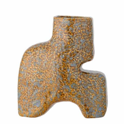 Ollia Vase, Brown, Stoneware