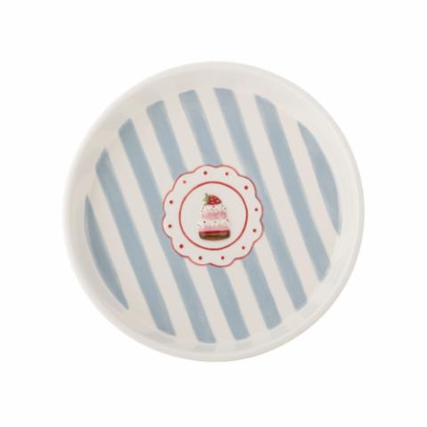 Lively Assiette de service, Bleu, Grès