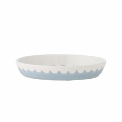 Lively Servierplatte, Blau, Steingut