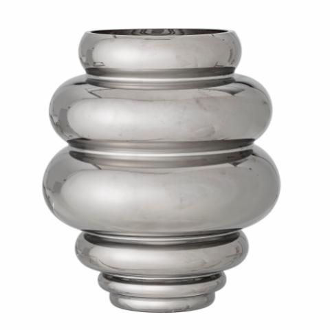 Zorya Vase, Argent, Verre