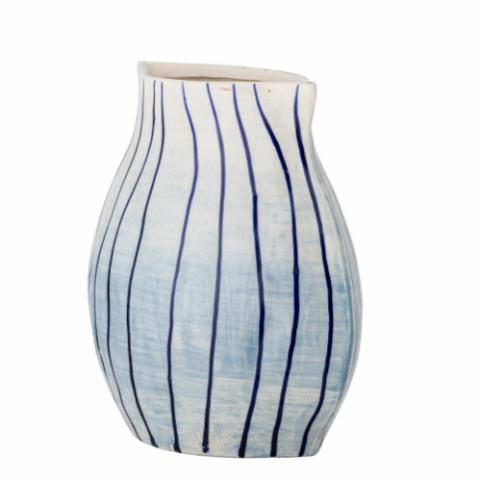 Esra Vase, Blue, Stoneware