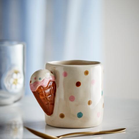 Creamy Cup, Nature, Stoneware