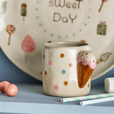 Creamy Tasse, Nature, Grès