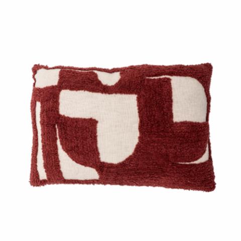Olica Cushion, Red, Cotton OEKO-TEX®
