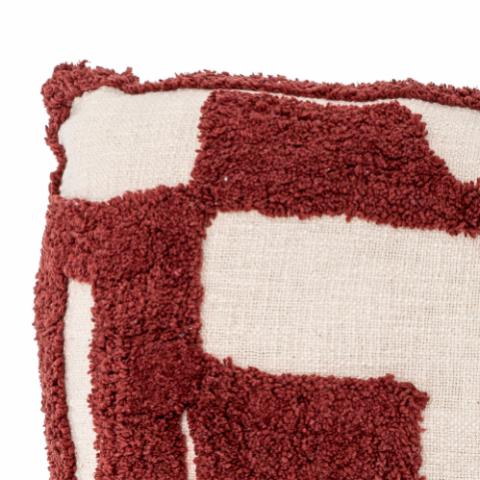 Olica Cushion, Red, Cotton OEKO-TEX®