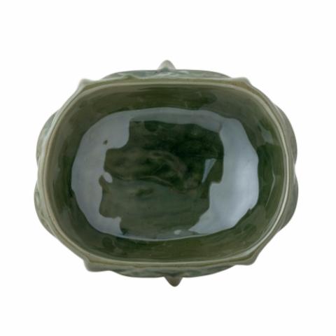 Amilia Bowl, Green, Stoneware