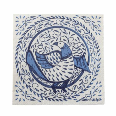 Karlie Serviet, Blå, FSC® Mix, Papir