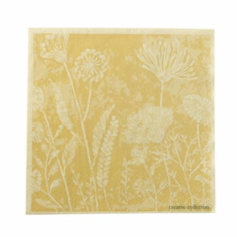 Faustina Napkin, Yellow, FSC® Mix, Paper